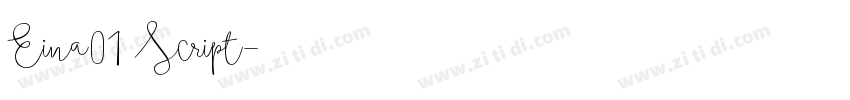 Eina01 Script字体转换